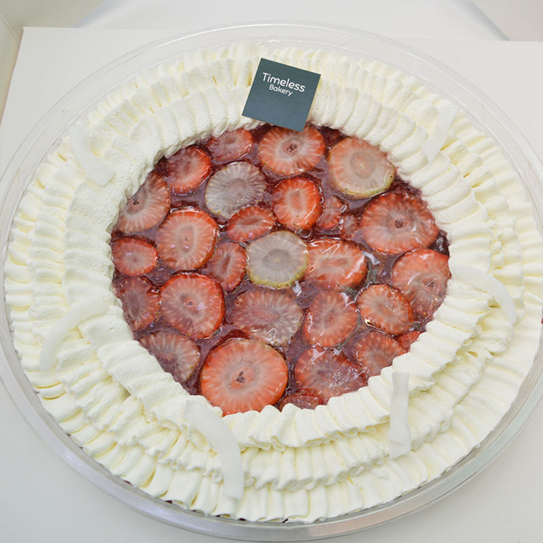 coconut strawberry cake